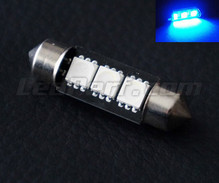 Lâmpada festoon 39mm a LEDs azuis - C7W