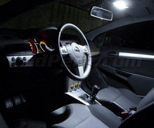 Pack interior luxo full LEDs (branco puro) para Opel Zafira B