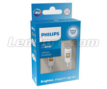 2x lâmpadas LED Philips W5W Ultinon PRO6000 - 12V - Branco 6000K - 11961CU60X2