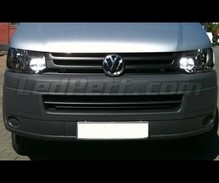Pack de luzes de circulação diurna a LED (branco xénon) para VW Multivan/Transporter T5