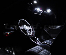 Pack interior luxo full LEDs (branco puro) para Volkswagen Golf 6