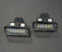 Pack de 2 módulos LED para chapa de matrícula traseira Mercedes (tipo 2)