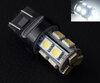 Lâmpada W21/5W a 13 LEDs brancos Alta potência Casquilho T20