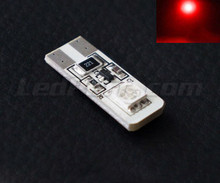 LED T10 Dual - Vermelho - anti-erro computador de bordo OBD - W5W