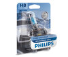 1x Lâmpada H8 Philips WhiteVision ULTRA +60% 35W - 12360WVUB1