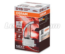 Lâmpada Xénon D1S Osram Xenarc Night Breaker Laser +200% - 66140XNL