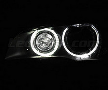 Pack Angel Eyes H8 de LEDs (branco puro 6000K) para BMW X6 (E71 E72) - Standard