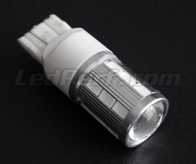 Lâmpada WY21W Magnifier a 21 LEDs SG Alta potência + Lupa laranjas Casquilho T20