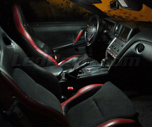 Pack interior luxo full LEDs (branco puro) para Nissan GTR R35
