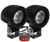Faróis adicionais LED para Aprilia Sport City Cube 250 - Longo alcance