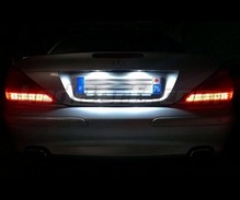 Pack LEDs (branco puro 6000K) chapa de matrícula traseira para Mercedes SL R230