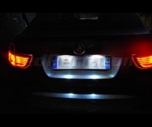 Pack LEDs (branco puro) chapa de matrícula traseira para BMW X6 (E71 E72)