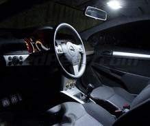 Pack interior luxo full LEDs (branco puro) para Opel Astra H TwinTop