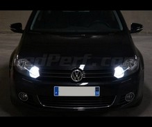 Pack lâmpadas de luzes de circulação diurna e de estrada H15 Xénon Efeitos para Volkswagen Golf 6