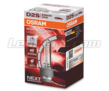 Lâmpada Xénon D2S Osram Xenarc Night Breaker Laser +200% - 66240XNL