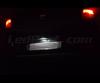 Pack de iluminação de chapa de matrícula de LEDs (branco xénon) para Dacia Sandero 2