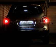 Pack de iluminação da chapa de matrícula a LEDs (branco xénon) para Nissan Qashqai
